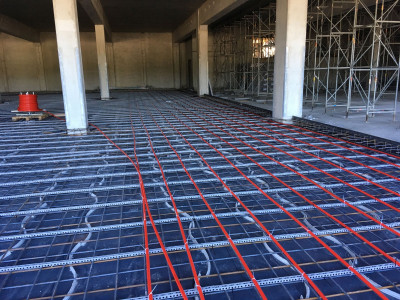 Ernstthal Betonkernaktivierung (Heizung)